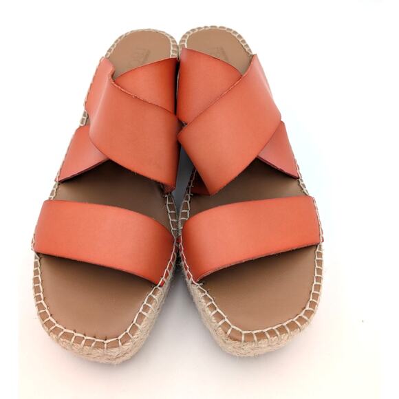 Nordstrom Rack Cressida Platform Wedge Espadrille Sandal Red Size US8.5M - Picture 3 of 11